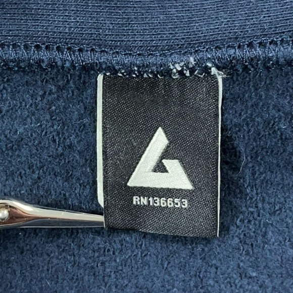 American Giant Hoodie Women Small Blue Full Zip Heavyweight Classic USA - Picture 9 of 13